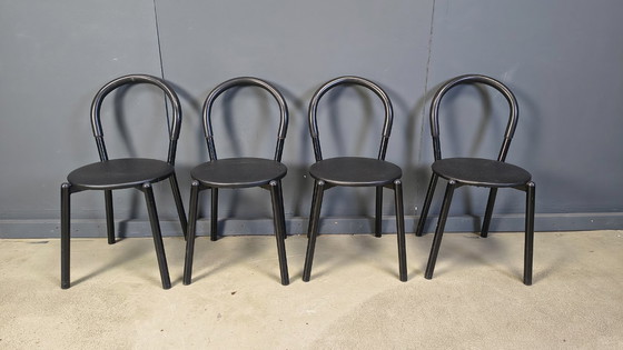 Image 1 of Postmodern italian dining chairs set of 4 - 1980s