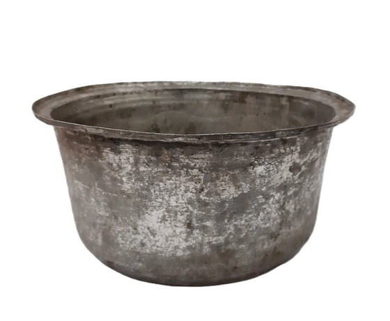 Image 1 of Pot en cuivre antique de la fin du XIXe siècle, étamé