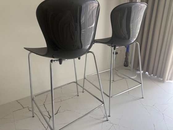 Image 1 of 2x Fritz Hansen bar stool