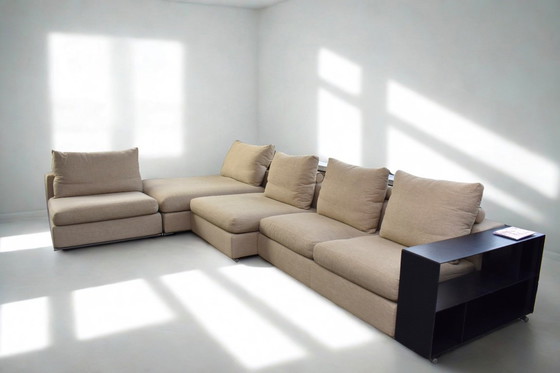 Image 1 of New condition Flexform Groundpiece XL modular design lounge sofa