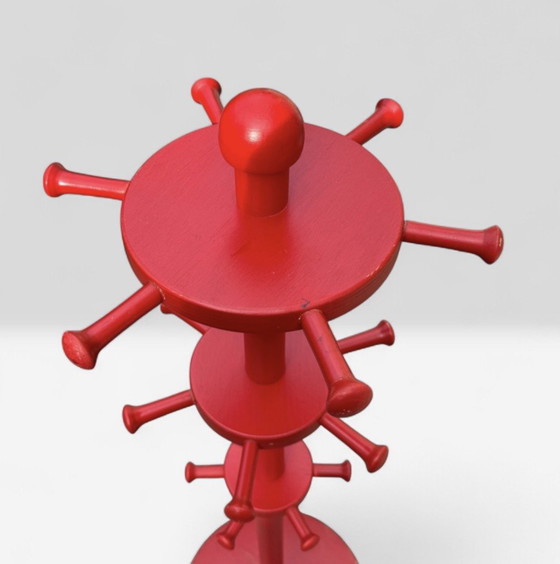 Vintage Deens Design Icoon |Kinderkapstok | Nanna Ditzel For Poul Kold | Jaren '60 – Kapstokken, Wood (photo 10 of 14)