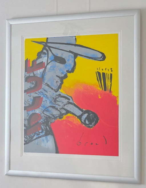 Herman Brood - Bluff - 27/100 - Hand signed