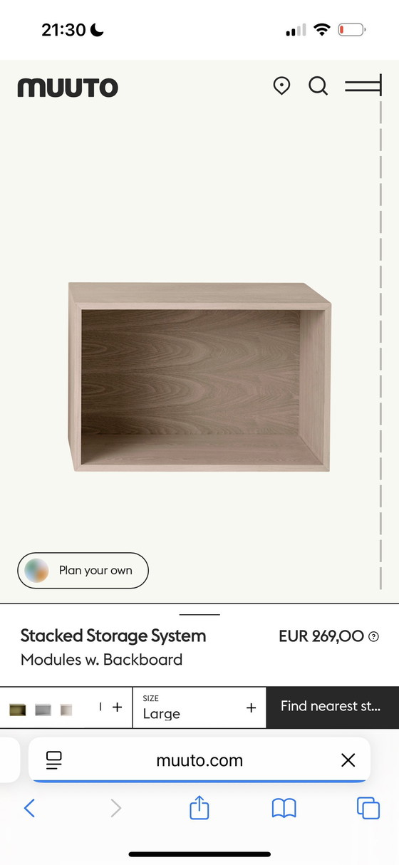 Image 1 of Muuto stacked cabinet