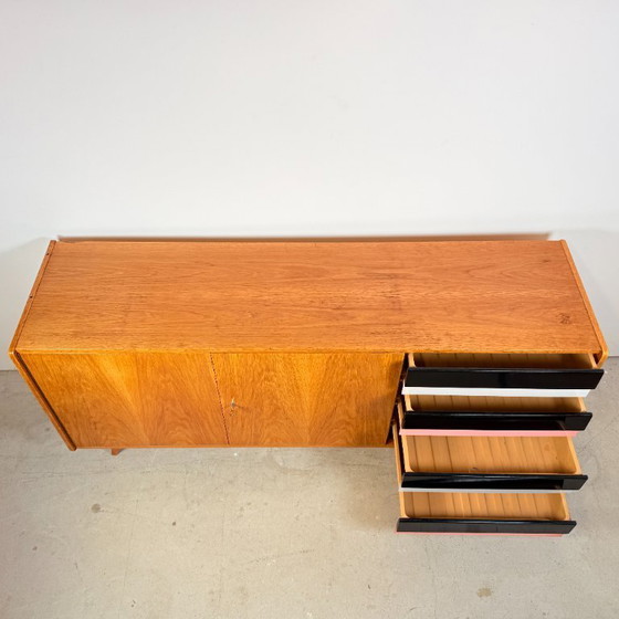 Image 1 of U460 sideboard with colored drawers, Jiří Jiroutek
