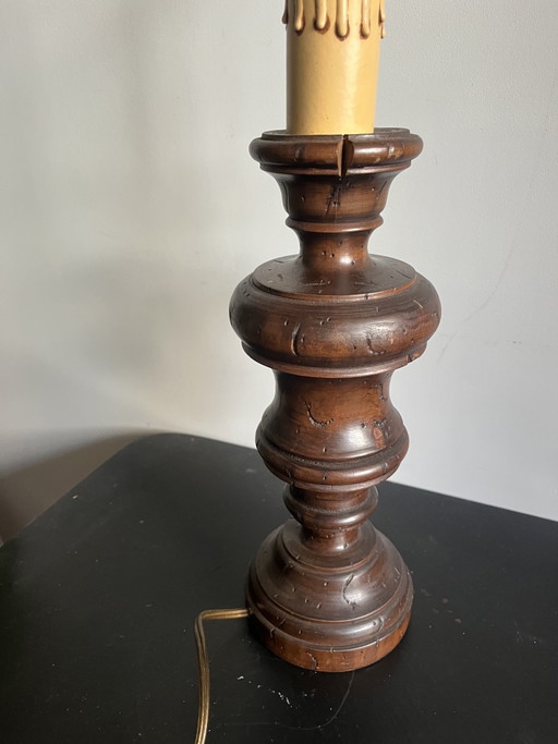 Pied de lampe antique