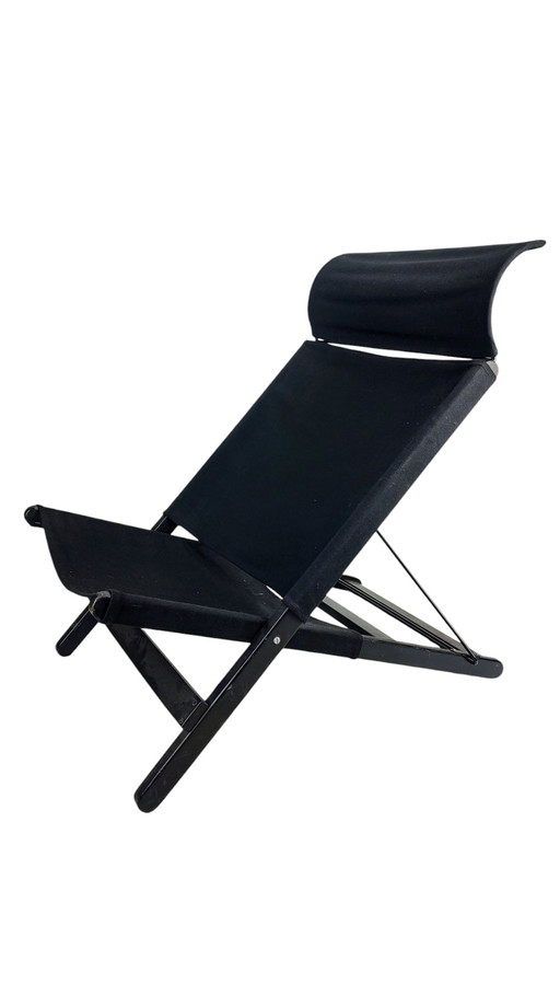 Zwarte Lounge Fauteuil Tord Björklund 1990S