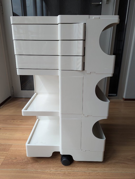 B-Line “Boby Trolley” – 3/3 cassetti – Joe Colombo (Bianco, Italia)