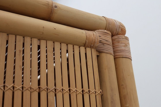 Image 1 of  Mid-eeuwse kast van bamboe en rotan, Italië ca. 1960