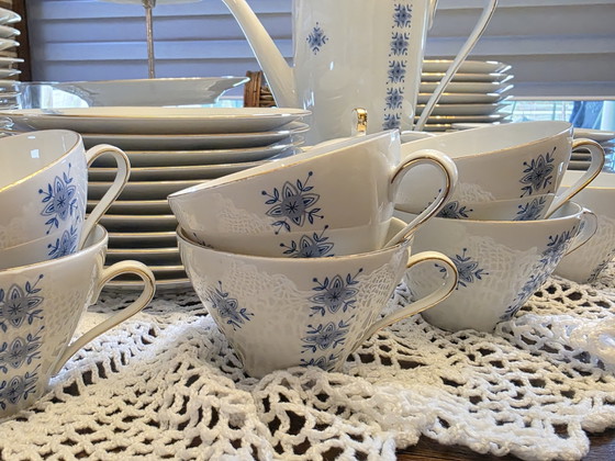 Image 1 of Vintage coffee and tea set + dinner service from the quality brand Kronester Bavaria (Germany).