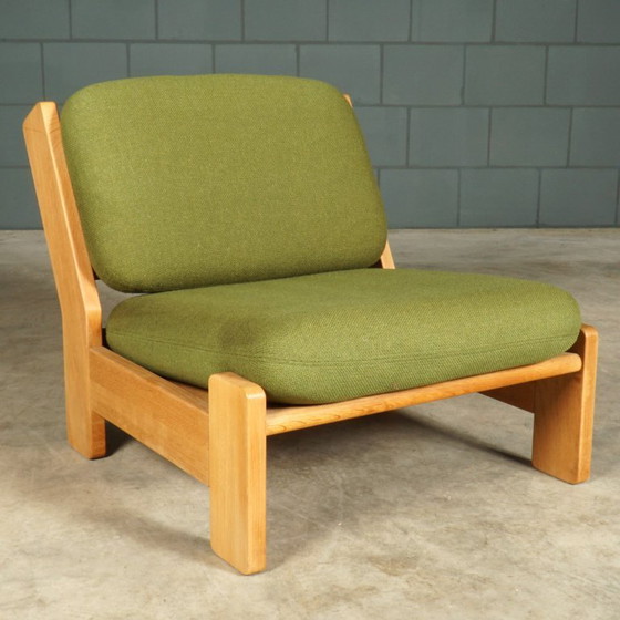 Image 1 of Gruppo di sedute/sedute modulari vintage – verde – anni '70