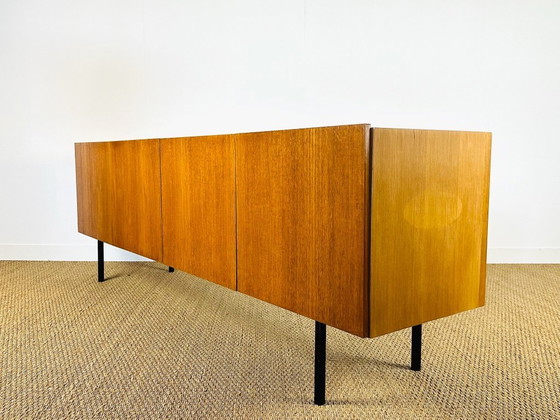Image 1 of Minimalist Scandinavian teak sideboard, 1960