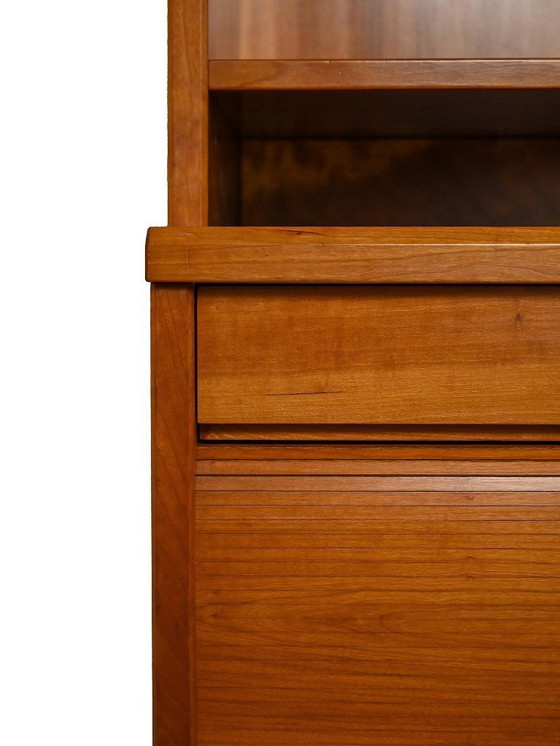 Image 1 of Scandinavian bookcase with sideboard and open shelves, 40s/50s