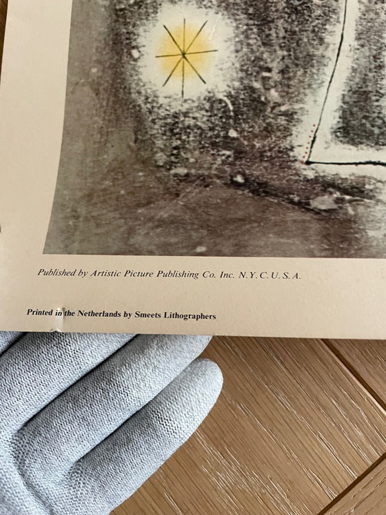 Image 1 of Joan Miró (1893-1983), Donna e uccelli davanti al sole, pubblicato da Artistic Picture Publishing Co