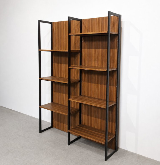 Mueble modular de pared Meurop, Bélgica, décadas de 1960-1970. – Estanterías de pared, Metal (photo 3 of 9)