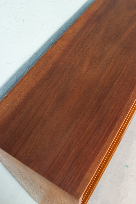 Image 1 of Vintage teakhouten dressoir, boekenkast, bijzettafel, ladekast, Deens, jaren 60