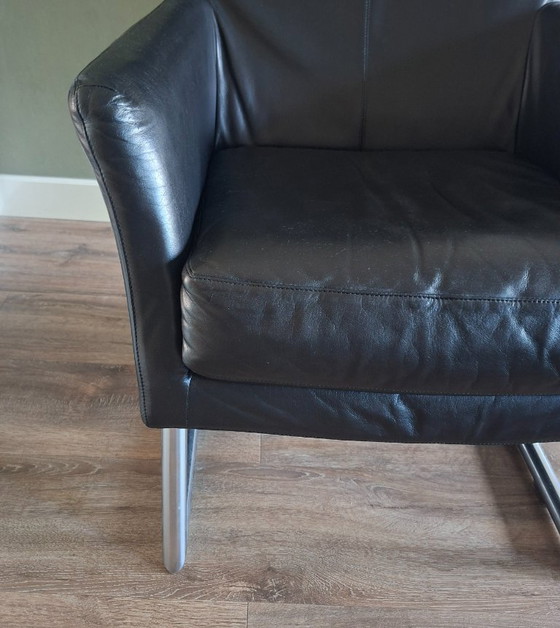 Montis Fauteuil Madonna. Designed By Gerad Van Den Berg. Dutch Design – Leather, Metal (photo 7 of 11)
