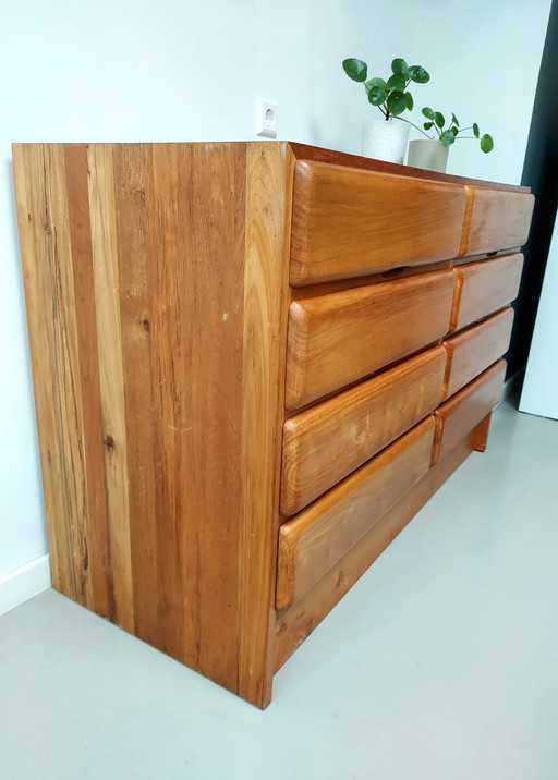Vintage Mid Century 8 Ladenkast