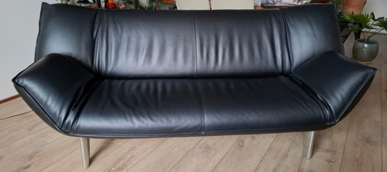 Image 1 of Divano Leolux Tango a 3 posti in pelle nera Senso