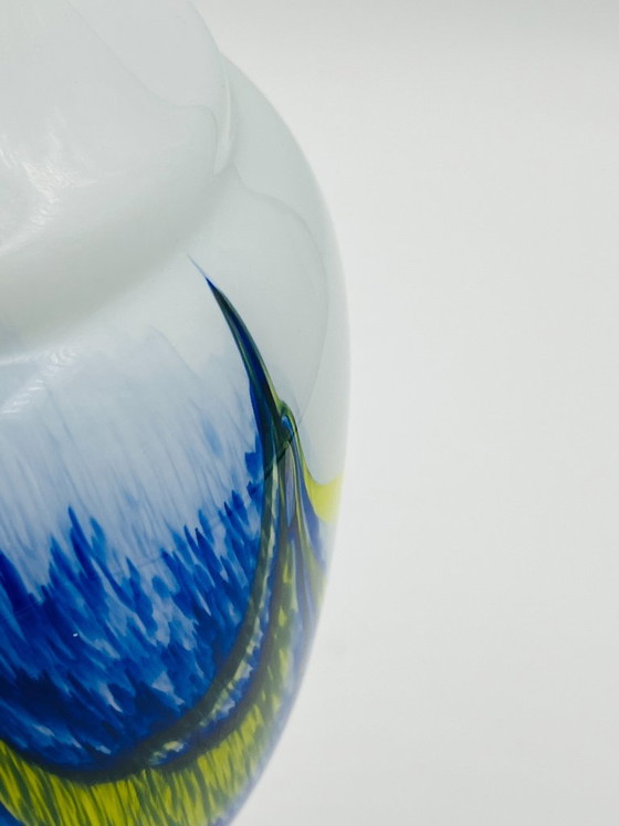Large Murano Glass Vase Carlo Moretti (photo 9 of 13)