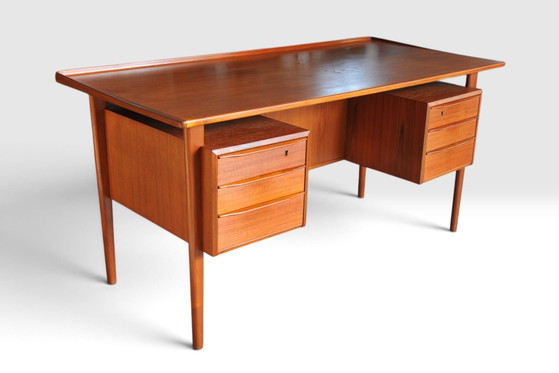 Peter Løvig Desktop in teak for Hedensted Møbelfabrik – Wood (photo 6 of 14)