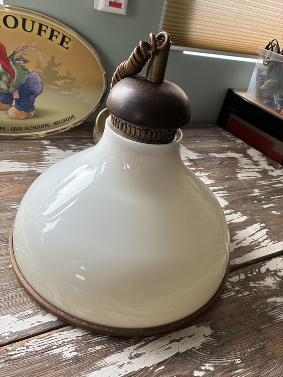 Image 1 of Lampe à suspension vintage Steinhauer Champignon