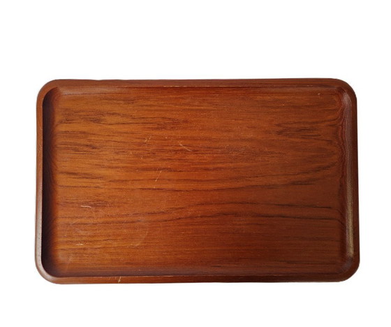 Image 1 of Karl Holmberg AB Zweden - Teak houten dienblad - 50s