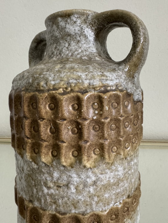 Image 1 of Duitse keramieken vaas met handvatten uit de jaren 60