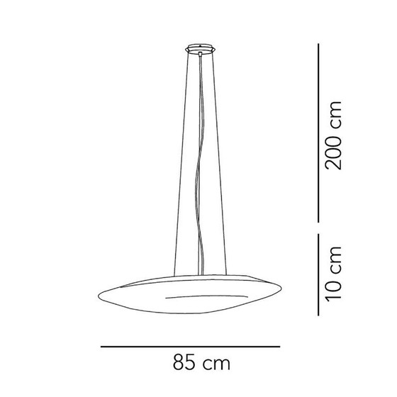Image 1 of Modo Luce Ring 85 pendant lamp by Paolo Grasselli, new in box
