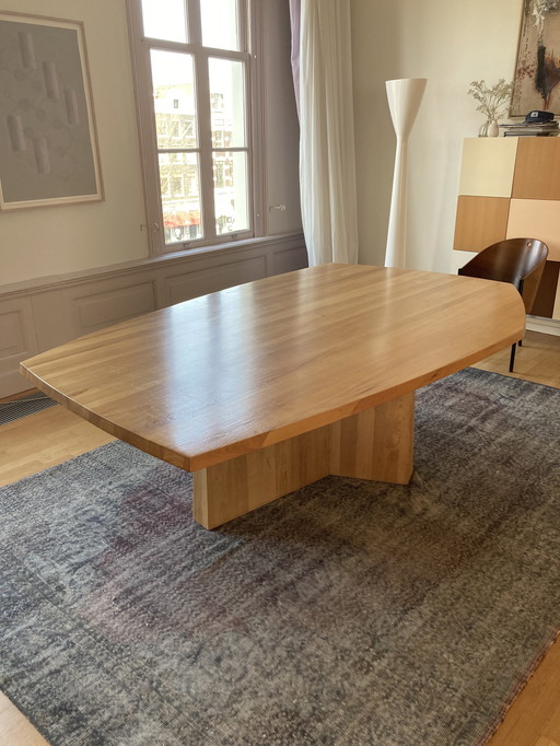 Grande table design en chêne massif - Faas van Dijk - Ozenfant - Linteloo