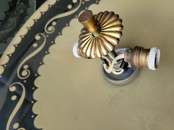 Image 1 of Vintage hanglamp toegeschreven aan Pietro Chiesa voor Fontana Arte - Italië