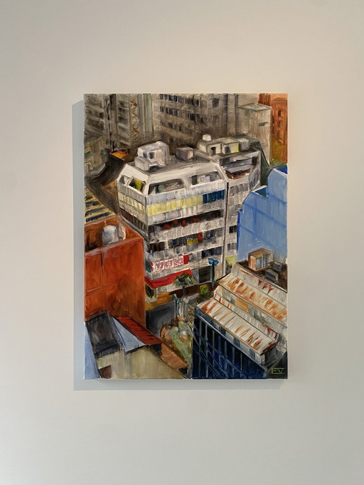 Shinjuku, Tokyo - Oil on Canvas