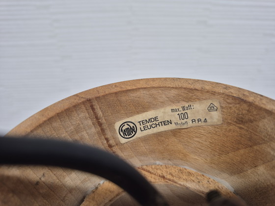 Image 1 of Temde Leuchten hanglamp. Vintage jaren 70 macrame lamp.