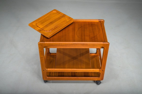 Image 1 of Carrello bar vintage in teak di Vildbjerg Møbelfabrik, Danimarca, anni '60