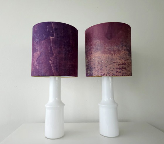 Image 1 of Beautiful table lamp by Gert Nyström with original lampshade, 1960s lamp; 2 available!