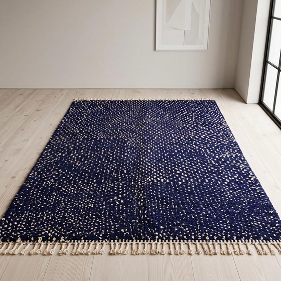 Magnifico tappeto blu artigianale 200/300cm – Tappeti, Lana (photo 5 of 8)