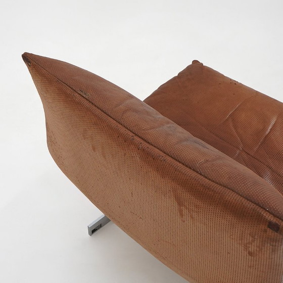 Image 1 of Een paar “Onda” fauteuils van Giovanni Offredi voor Saporiti, jaren 70.