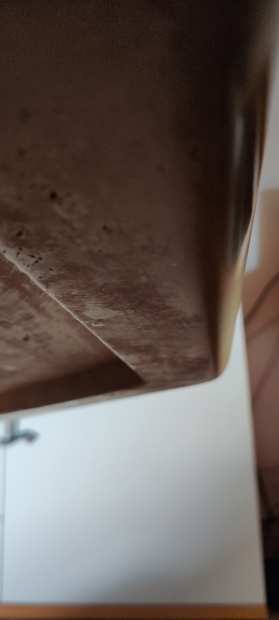 Mesa de centro octogonal, Beige, Mesas de centro, Mármol, Vintage (foto 5 de 5)