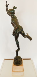 Winged Mercury Sculpture