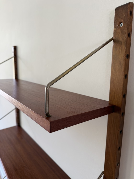 Image 1 of Splendido sistema di pareti divisorie Royal in teak di Poul Cadocius