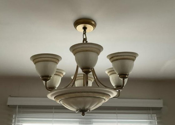 Image 1 of Lámpara de araña clásica de cinco luces