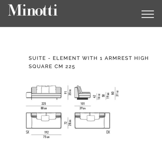 Image 1 of Minotti Roger configuration show modèle 2025 LP 40,000,-