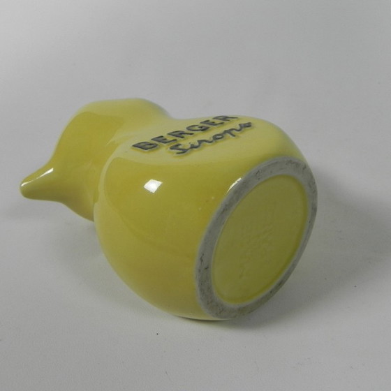 Image 1 of Gelbe Berger-Wasserkaraffe, Karaffe, 1950er Jahre