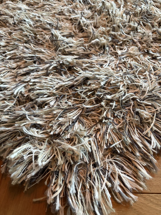 Image 1 of Alfombra de pelo largo de lino