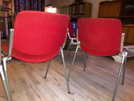 Image 1 of 4 chaises Castelli DSC 106 de 1973