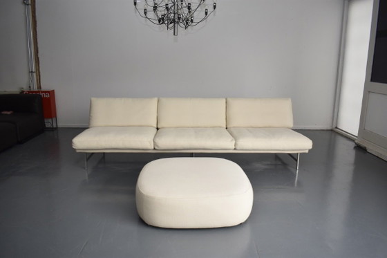 Sofá de diseño exclusivo Fritz Hansen Piero Lissoni PL 113 – Sofás de 3 plazas, Metal (photo 9 of 12)