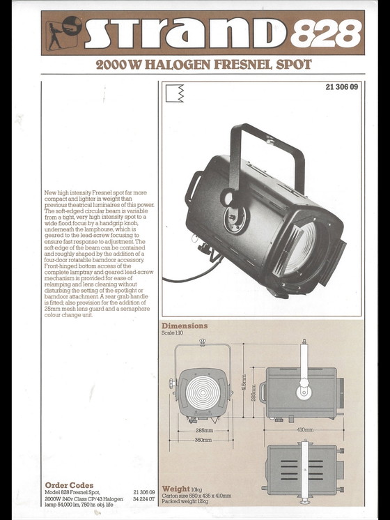 Image 1 of Unique Theater Lamp on Surveyor Tripod