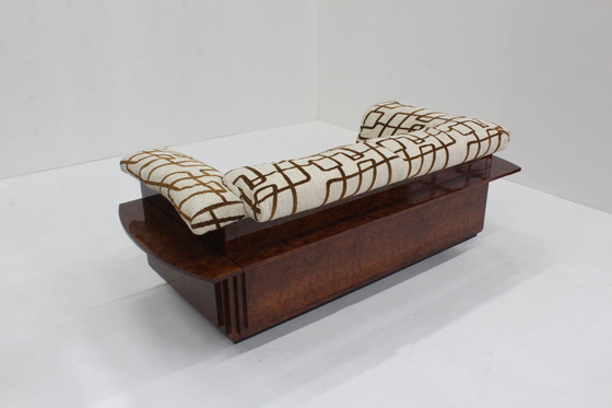 Image 1 of Divano vintage Art Déco in legno di radica