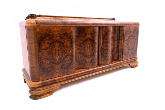 Image 1 of Large Art Deco chest of drawers from the 1950s, Poland.
