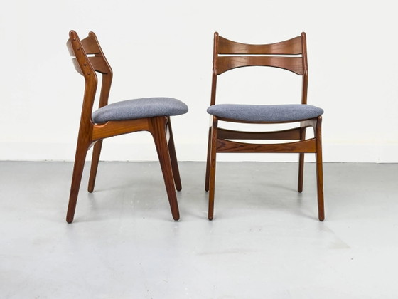 6 Deense Teak Eetkamerstoelen van Erik Buch voor Chr. Christensens, jaren 60 – Mid Century Modern (photo 16 of 24)