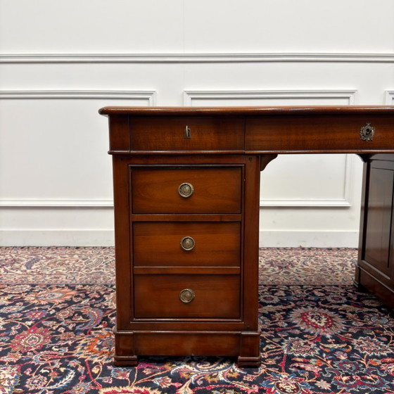 Bureau italien classique Assi D'Asolo – Bureaux, Leather, Wood (photo 9 of 18)